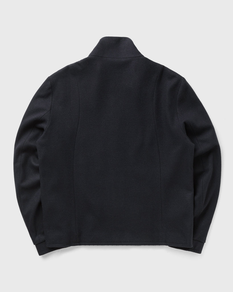 Rückansicht von blauem Wollanzug im Tracksuit-Look