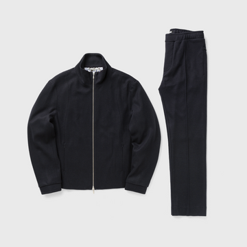 Eleganter, lauer Wollanzug mit Viscose-Lining in Tracksuit-Optik